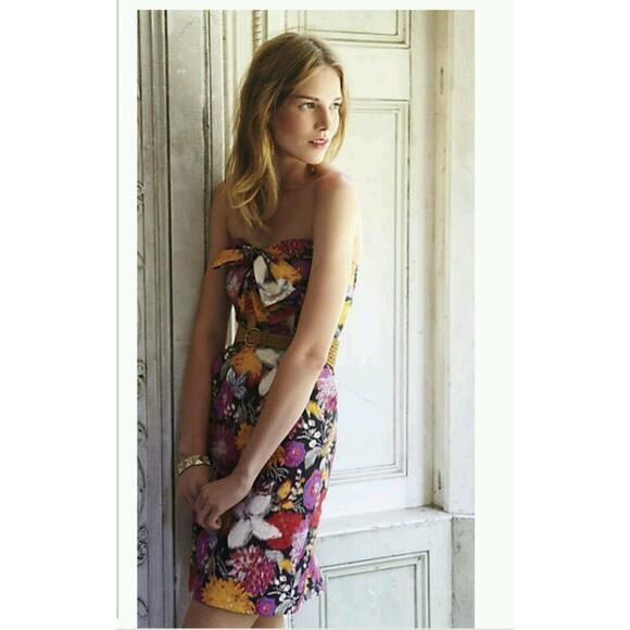 New Anthropologie Floral Jacquard Mini Dress by Moulinette Soeurs $168 Size 6